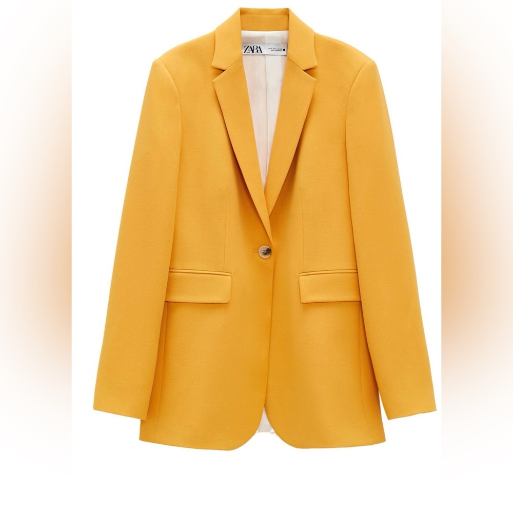 Zara Women's Mustard Blazer